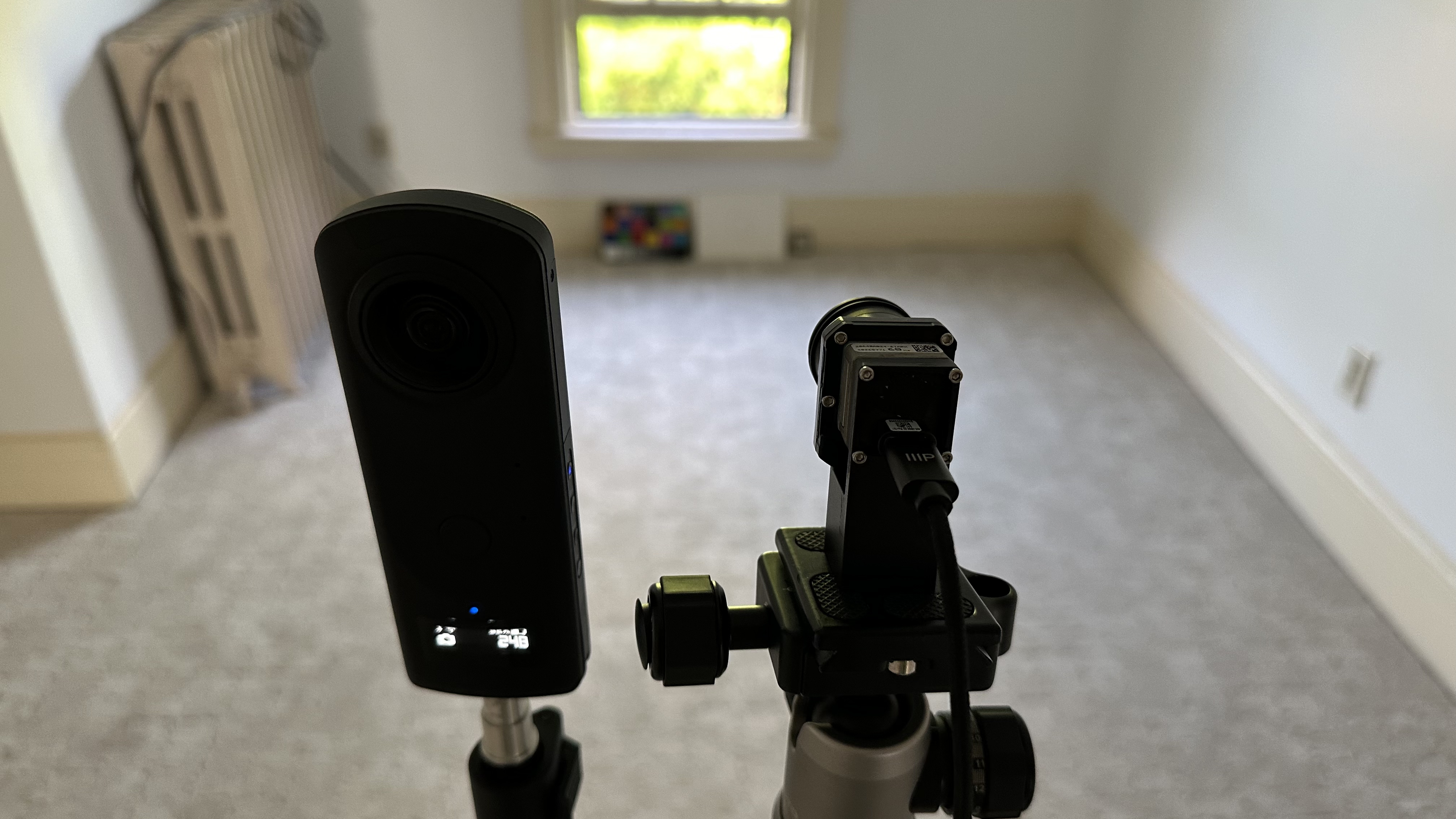 Indoor Light and Heat Estimation from a Single Panorama